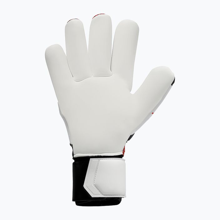 Rękawice bramkarskie dziecięce uhlsport Powerline Absolutgrip Finger Surround czarne/czerwone/białe 2