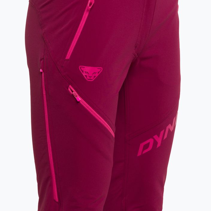 Spodnie skiturowe damskie DYNAFIT Mercury 2 DST beet red 4