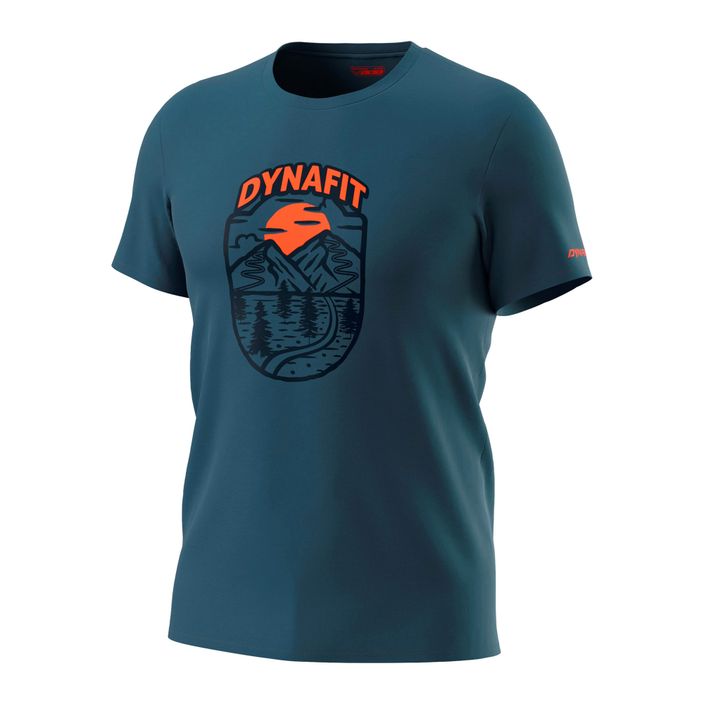Koszulka męska DYNAFIT Graphic CO mallard blue/horizon 2