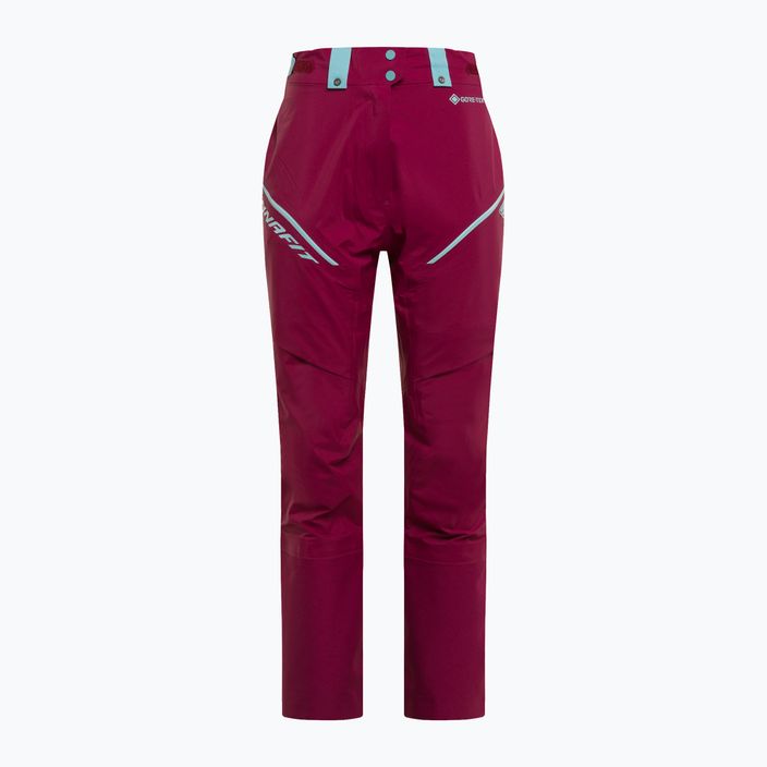 Spodnie skiturowe damskie DYNAFIT Radical 2 GTX beet red 3