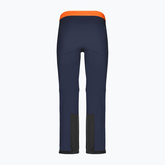 Spodnie softshell męskie Salewa Sella DST Lights navy blazer/black out/fluo orange 6