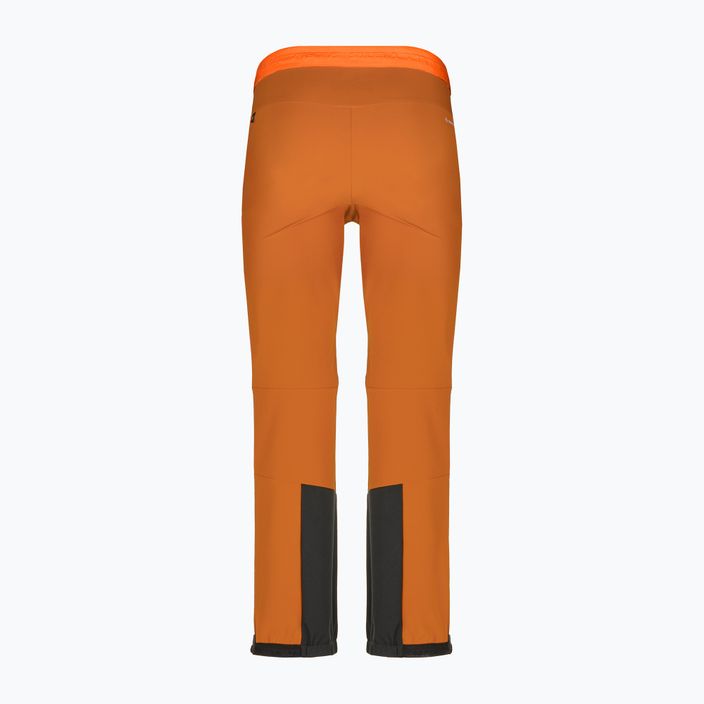 Spodnie softshell męskie Salewa Sella DST Lights autumnal/black out/fluo orange 6