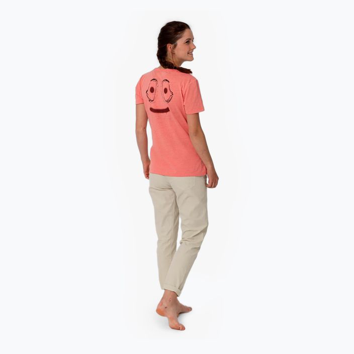 Koszulka wspinaczkowa damska Salewa Lavaredo Hemp Print lantana pink 4