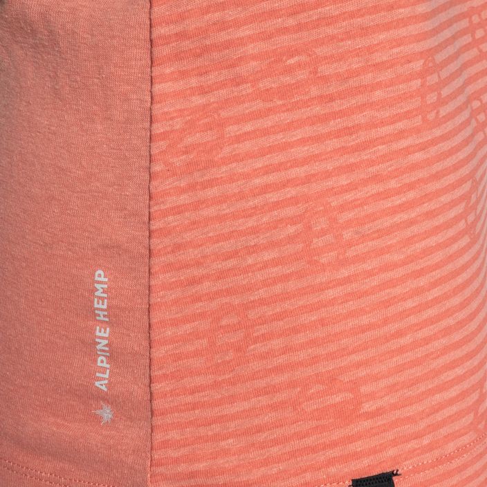 Koszulka wspinaczkowa damska Salewa Lavaredo Hemp Graphic Tank lantana pink 4