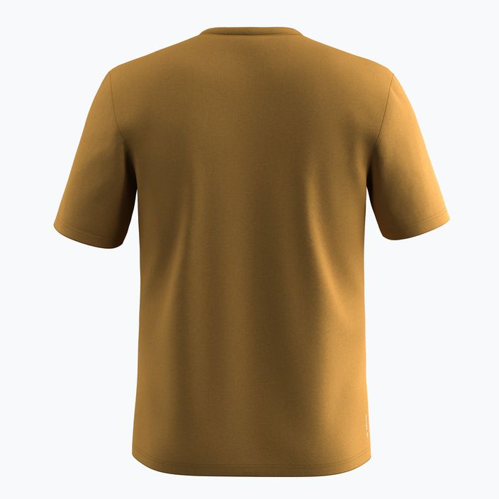 Koszulka trekkingowa męska Salewa Solidlogo Dry golden brown 2