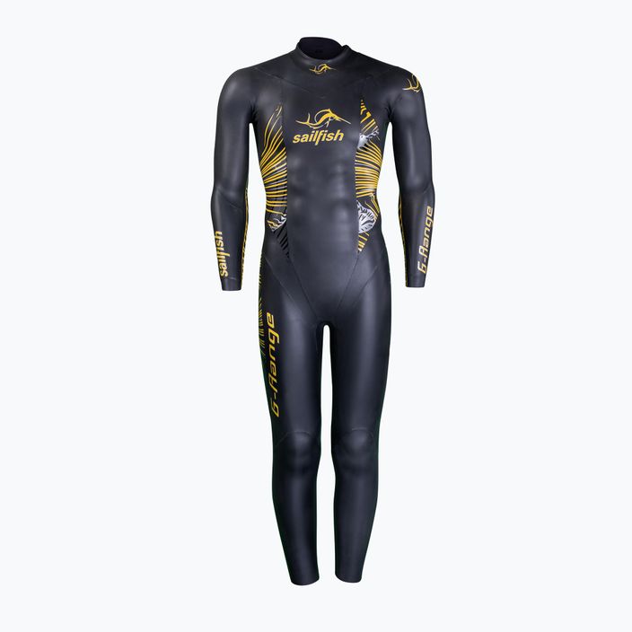 Pianka triathlonowa męska sailfish G-Range 8 black/yellow