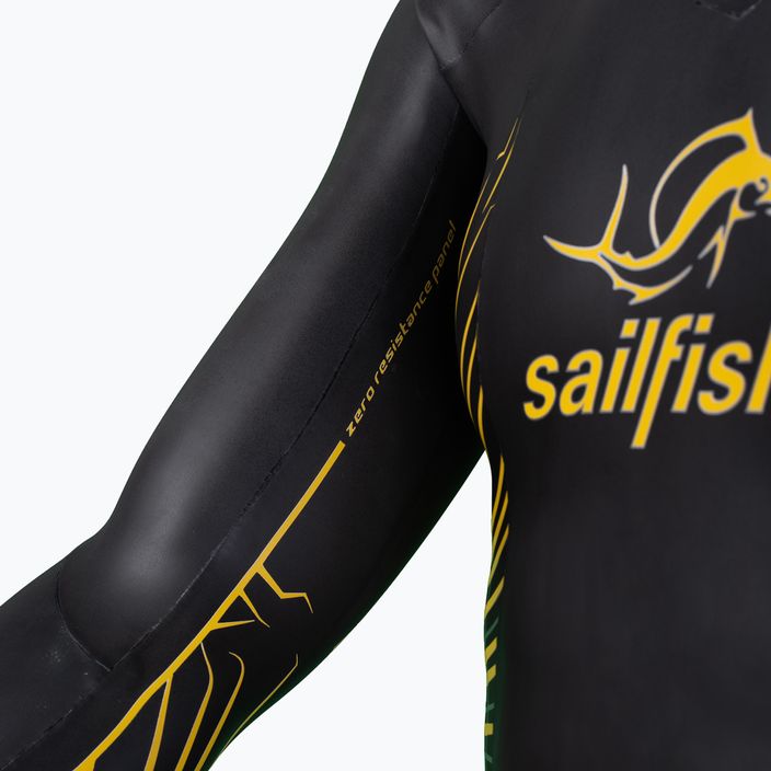 Pianka triathlonowa męska sailfish G-Range 8 black/yellow 5