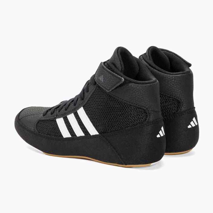 Buty bokserskie dziecięce adidas Havoc black/white 3