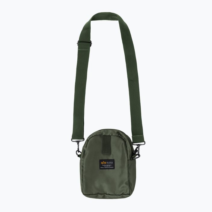 Torba na ramię Alpha Industries Crew sage green 2