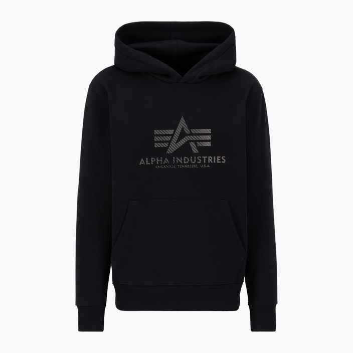 Bluza męska Alpha Industries Basic Carbon Hoody black 3