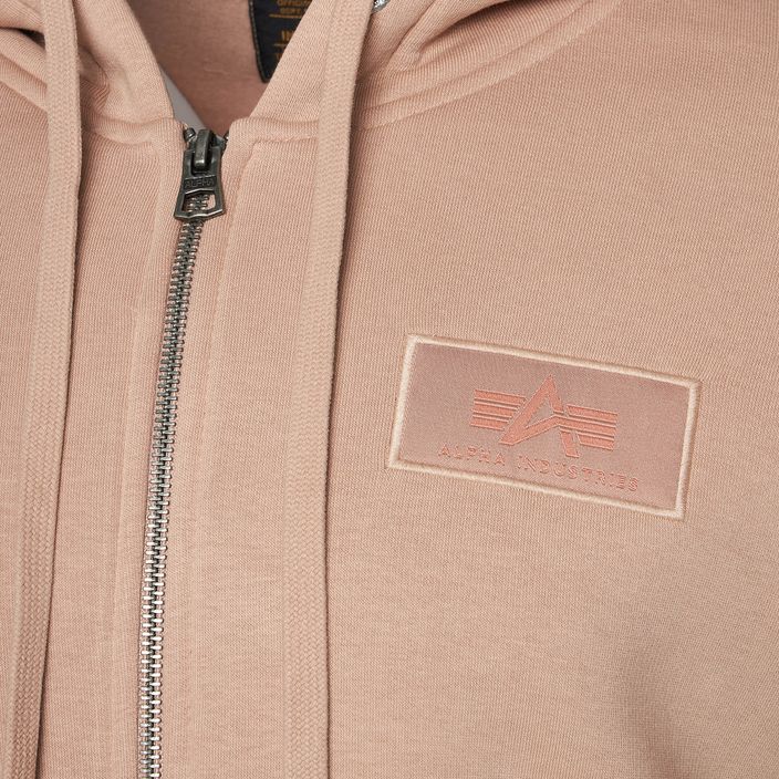 Bluza męska Alpha Industries Back Print Zip dusty coral 3