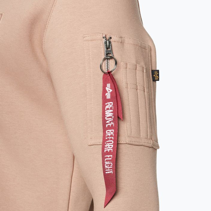 Bluza męska Alpha Industries Back Print Zip dusty coral 4