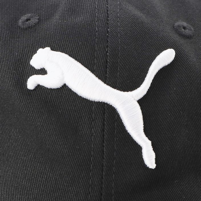 Czapka z daszkiem dziecięca PUMA Ess Cap Jr puma black/big cat 4