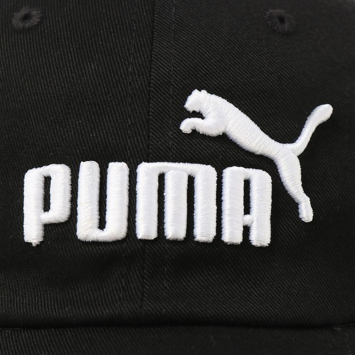 Czapka z daszkiem dziecięca PUMA Ess Cap Jr puma black/no.1 5