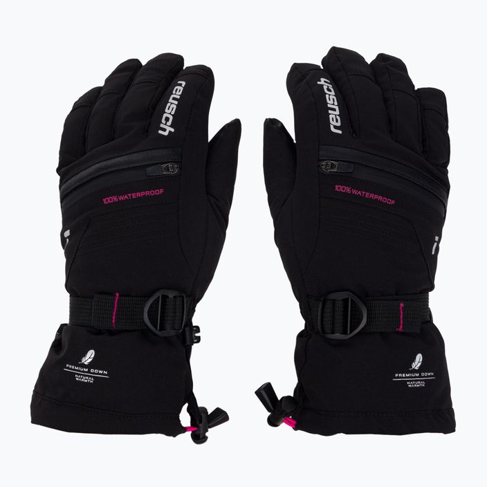 Rękawice narciarskie dziecięce Reusch Lando R-TEX XT black/pink glo 2