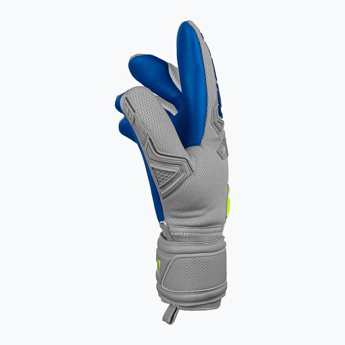 Rękawice bramkarskie Reusch Attrakt Freegel Silver Finger Support vapor gray/safety yellow/deep blue 8