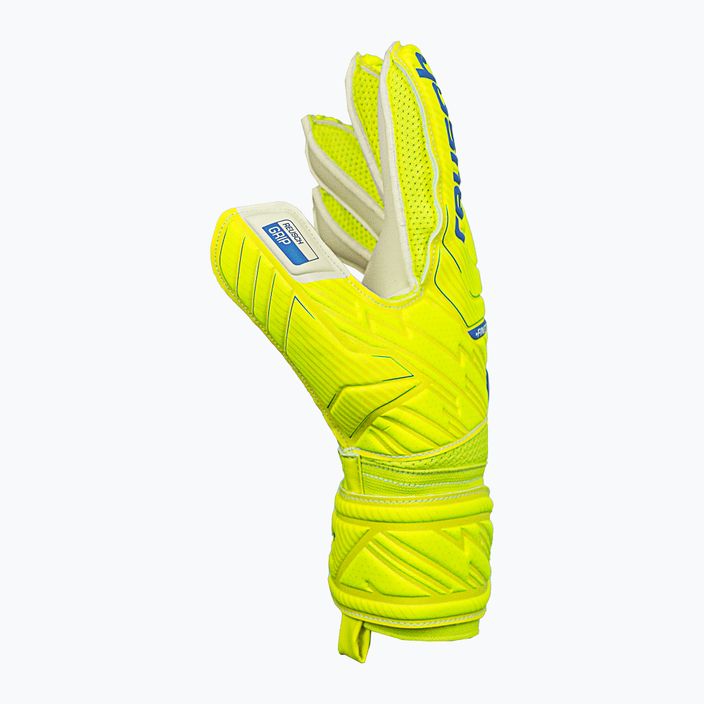 Rękawice bramkarskie Reusch Attrakt Grip Finger Support safety yellow/deep blue/white 7