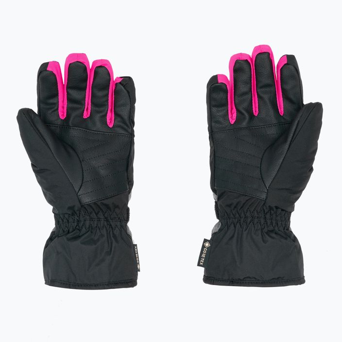 Rękawice narciarskie dziecięce Reusch Flash Gore-Tex black/black melange/pink glo 2