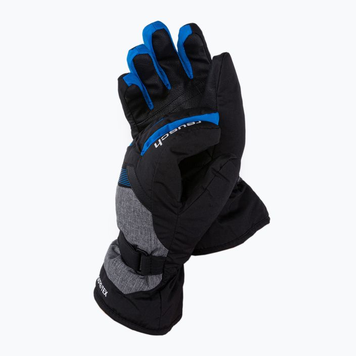 Rękawice narciarskie dziecięce Reusch Flash Gore-Tex black/black melange/brilliant blue