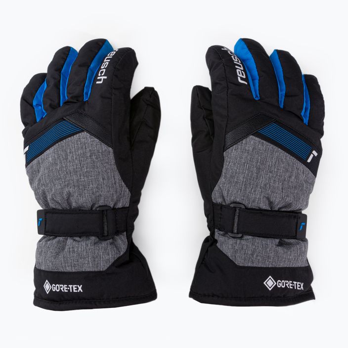 Rękawice narciarskie dziecięce Reusch Flash Gore-Tex black/black melange/brilliant blue 3
