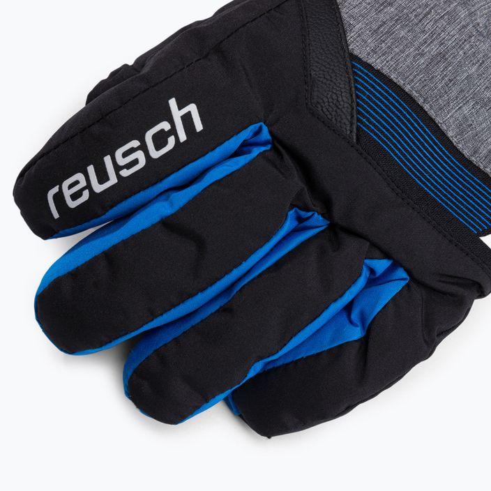 Rękawice narciarskie dziecięce Reusch Flash Gore-Tex black/black melange/brilliant blue 4