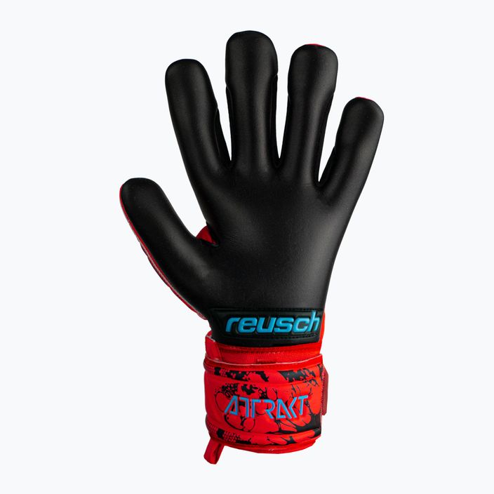Rękawice bramkarskie Reusch Attrakt Grip Evolution Finger Support bright red/future blue/black 6