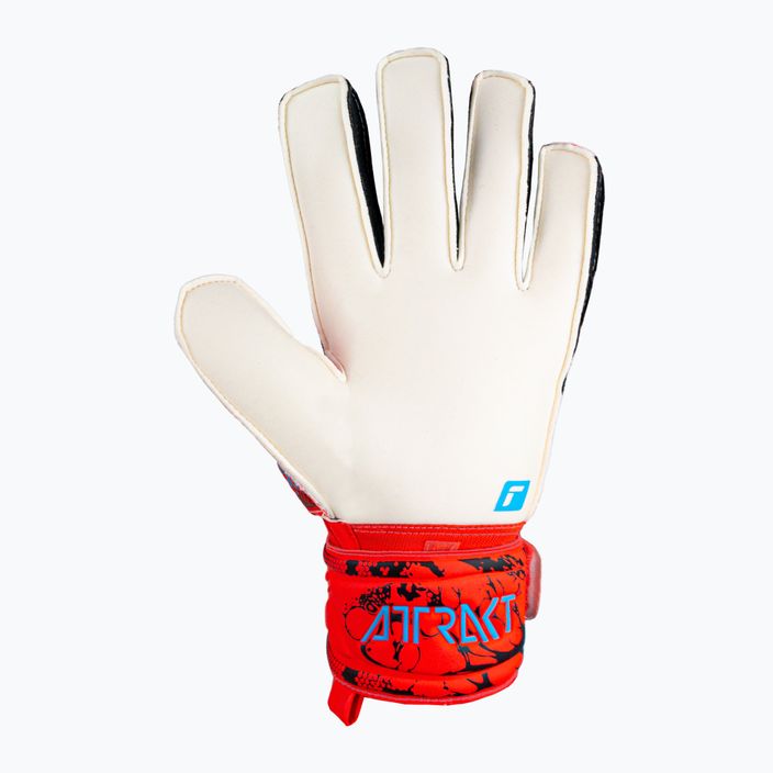 Rękawice bramkarskie Reusch Attrakt Solid bright red/future blue 5