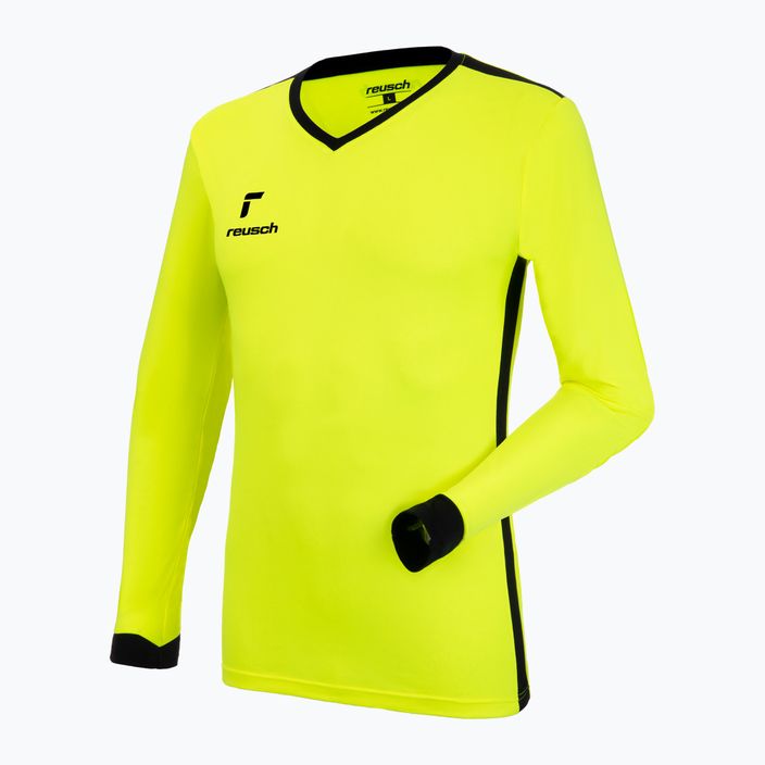Koszulka bramkarska dziecięca Reusch Match Longsleeve Padded safety yellow/black