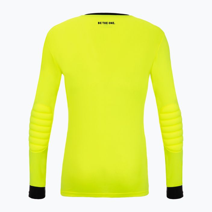 Koszulka bramkarska dziecięca Reusch Match Longsleeve Padded safety yellow/black 2