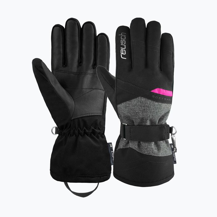 Rękawice narciarskie damskie Reusch Helena R-TEX XT black/black melange/pink glo 5