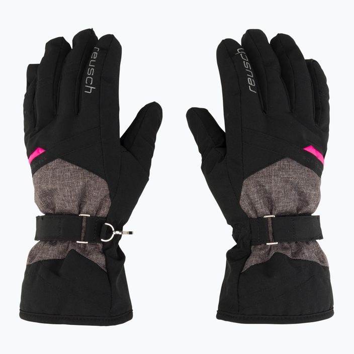 Rękawice narciarskie damskie Reusch Helena R-TEX XT black/black melange/pink glo 3