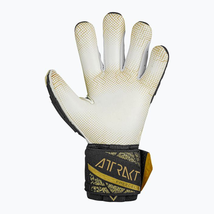 Rękawice bramkarskie Reusch Attrakt Freegel Gold X GluePrint Finger Support black/gold 3