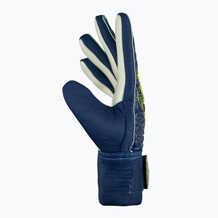 Rękawice bramkarskie dziecięce Reusch Attrakt Starter Solid Junior premium blue/sfty yellow 4