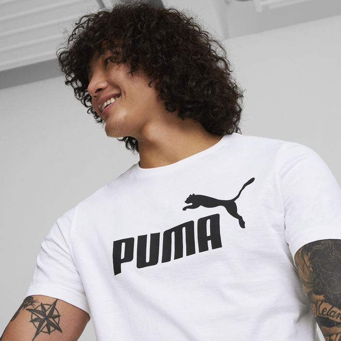 Koszulka męska PUMA Ess Logo Tee puma white 6