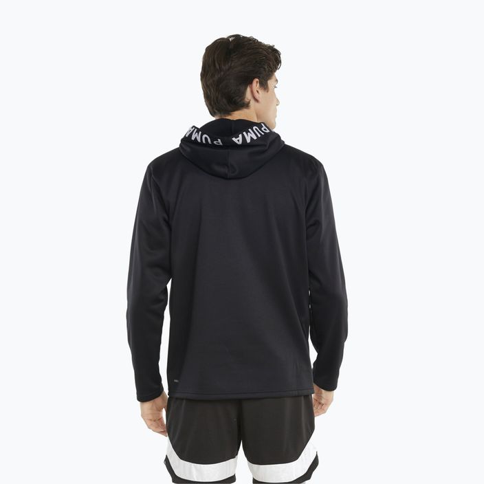 Bluza męska PUMA Train Power Fleece Hoodie puma black 3