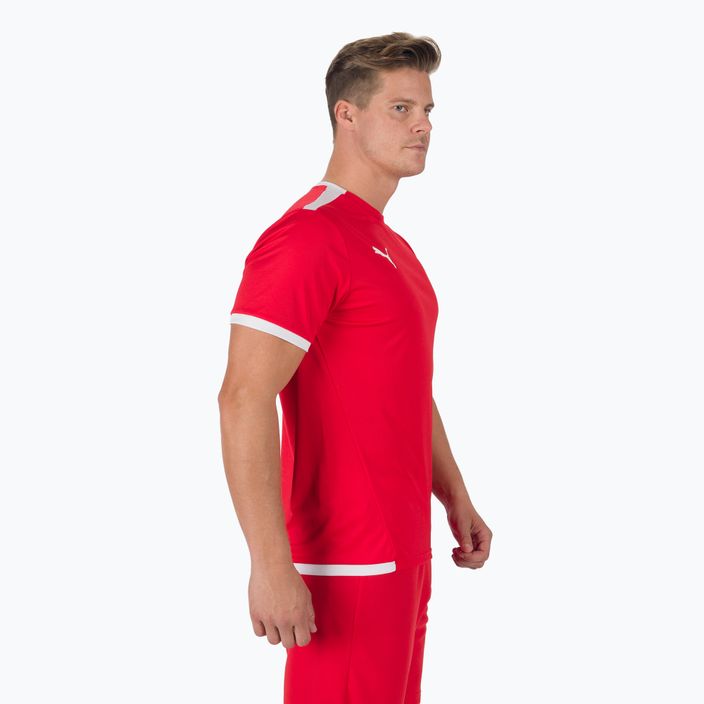 Koszulka męska PUMA Teamliga Jersey puma red/puma white 3