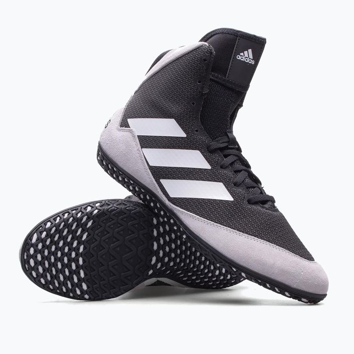 Buty do sportów walki adidas Mat Wizard 5 czarno-białe FZ5381 16