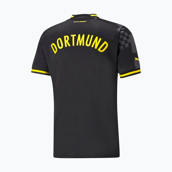 Koszulka piłkarska męska PUMA BVB Away Replica w/ Sponsor puma black 2