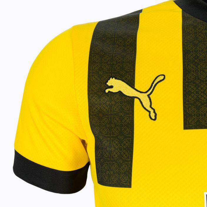 Koszulka piłkarska dziecięca PUMA BVB Home Jersey Replica cyber yellow 4