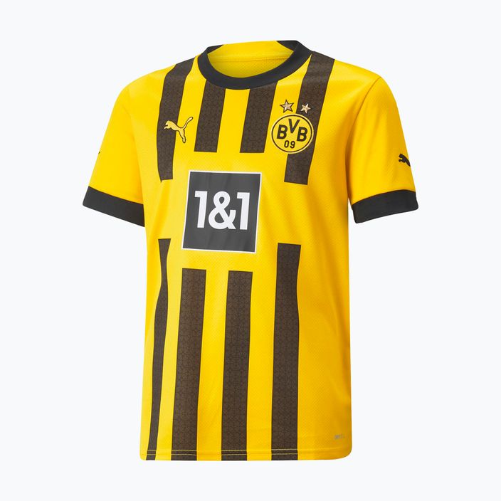 Koszulka piłkarska dziecięca PUMA BVB Home Jersey Replica cyber yellow 9