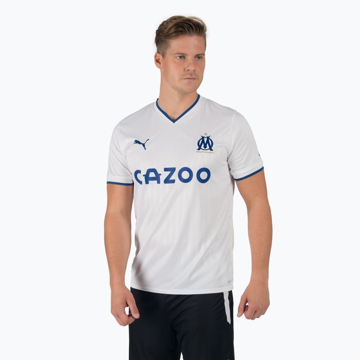 Koszulka piłkarska męska PUMA Om Home Jersey Replica puma white limoge