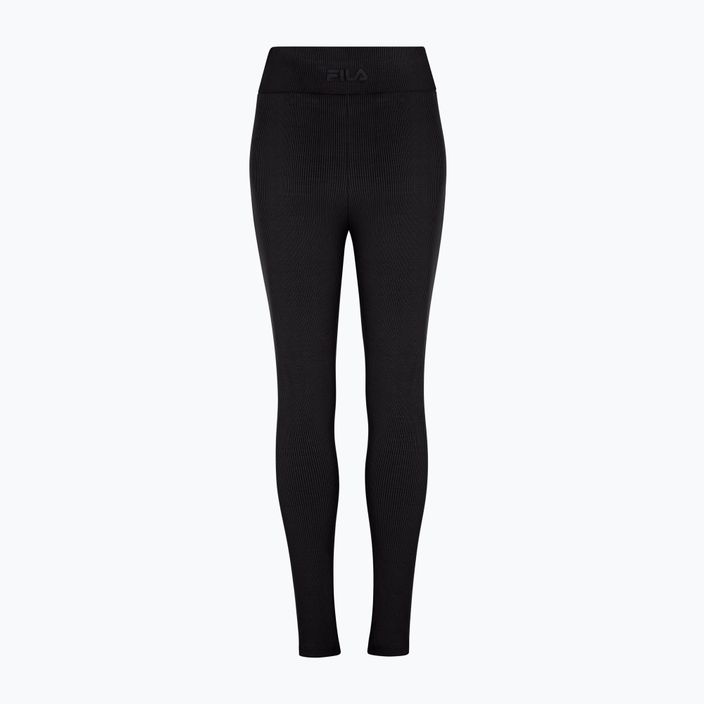 Legginsy damskie FILA Bozcaada High Waist Rib moonless night 2