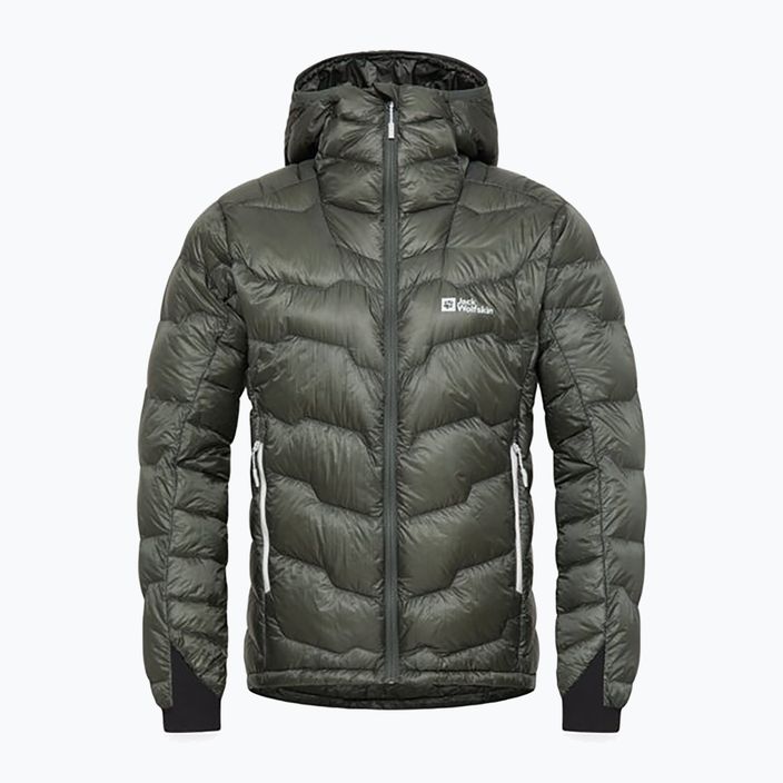 Kurtka puchowa męska Jack Wolfskin Alpspitze Down Hoody slate green 8