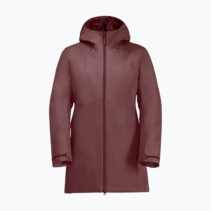 Kurtka zimowa damska Jack Wolfskin Heidelstein Ins red ochre