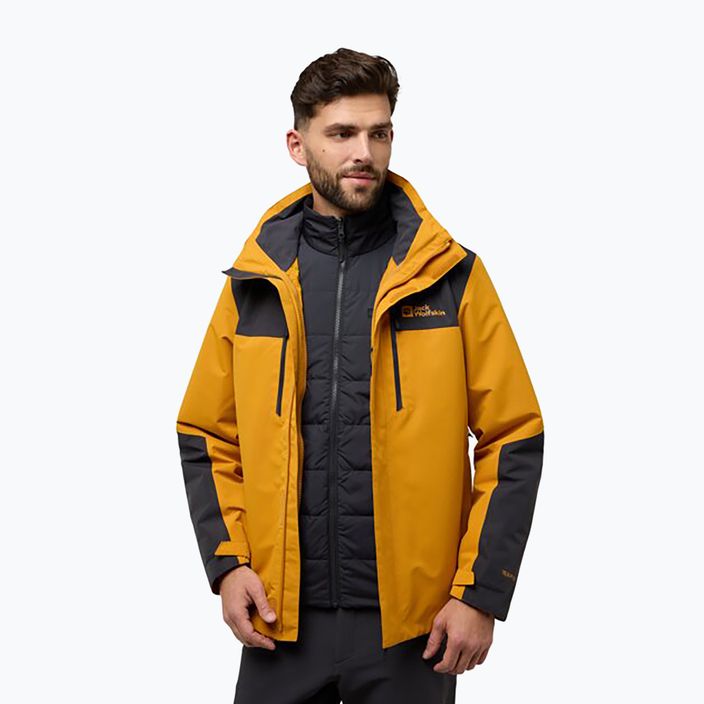 Kurtka 3w1 męska Jack Wolfskin Jasper 3In1 safflower 3