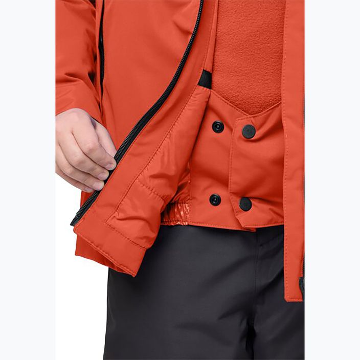 Kurtka puchowa dziecięca Jack Wolfskin Actamic 2L Ins coral orange 3