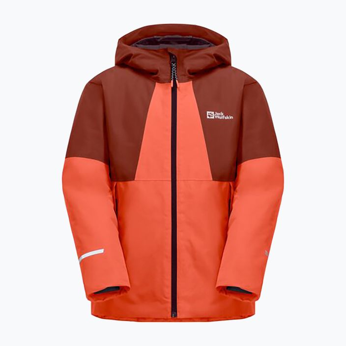 Kurtka puchowa dziecięca Jack Wolfskin Actamic 2L Ins coral orange 4