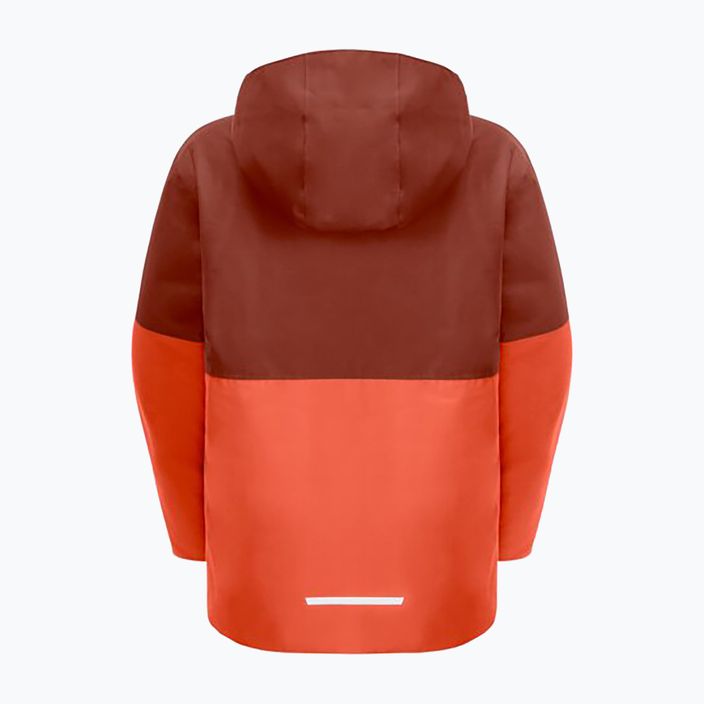 Kurtka puchowa dziecięca Jack Wolfskin Actamic 2L Ins coral orange 5