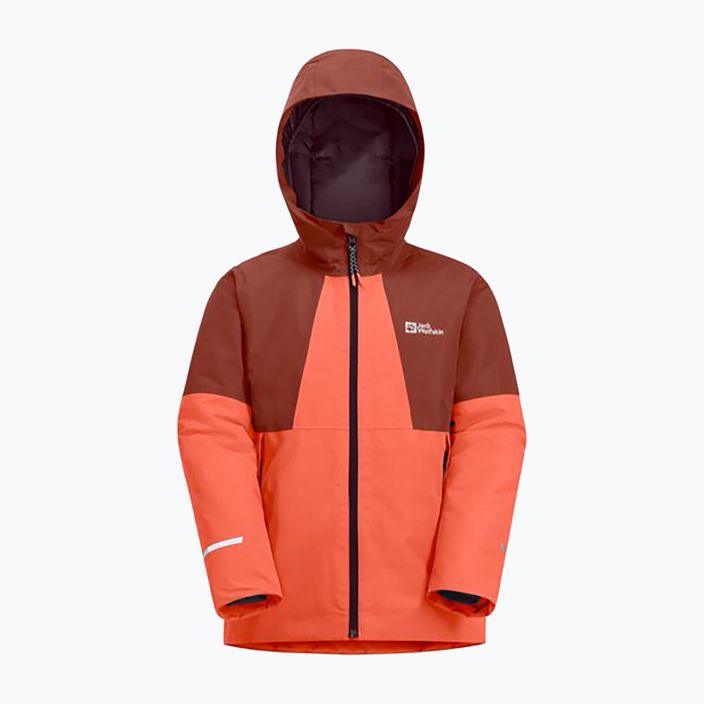 Kurtka puchowa dziecięca Jack Wolfskin Actamic 2L Ins coral orange 6