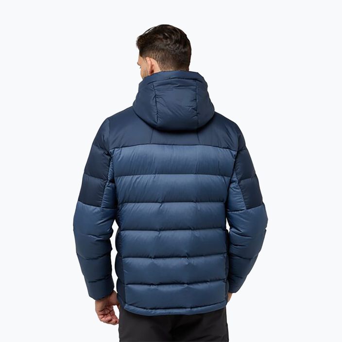 Kurtka puchowa męska Jack Wolfskin Nebelhorn Down Hoody nature blue 2